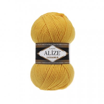 Пряжа Alize Lana Gold желтый №216